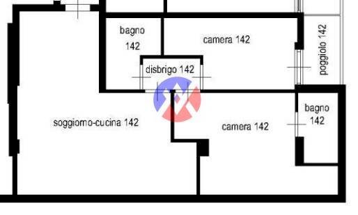 Foto 21 - Trilocale streda del cuch
 
2, Canazei - planimetria 1