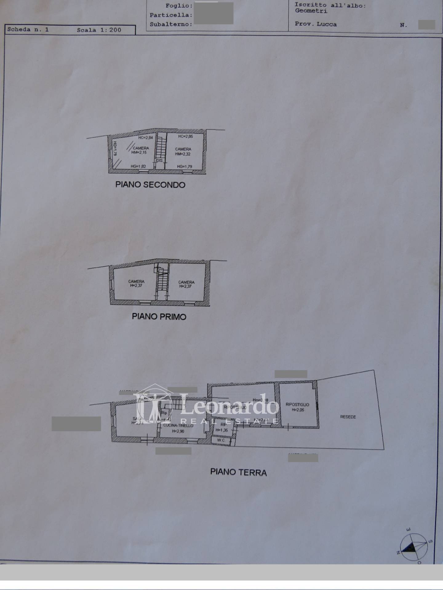 Foto 12 - Independent house Via Del Castello, Massarosa - floor plans 1