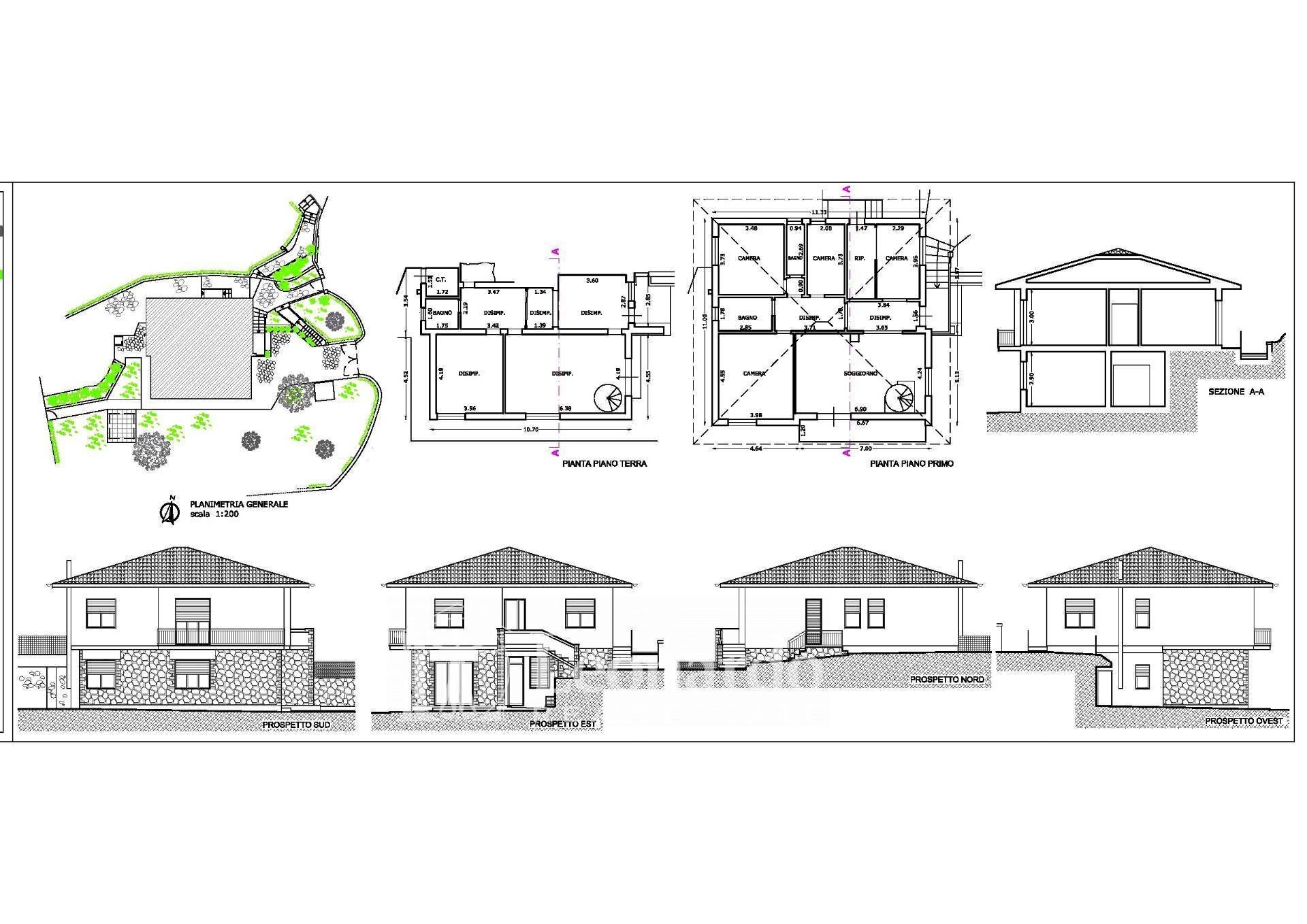 Foto 47 - Villa Via dell'asilo 1, Massarosa - planimetria 1