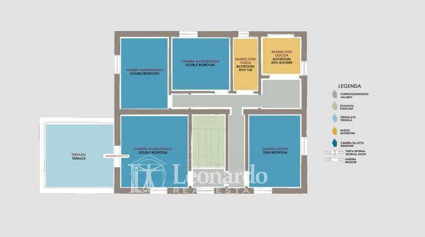 Foto 10 - Villa Mommio Castello, Massarosa - floor plans 1