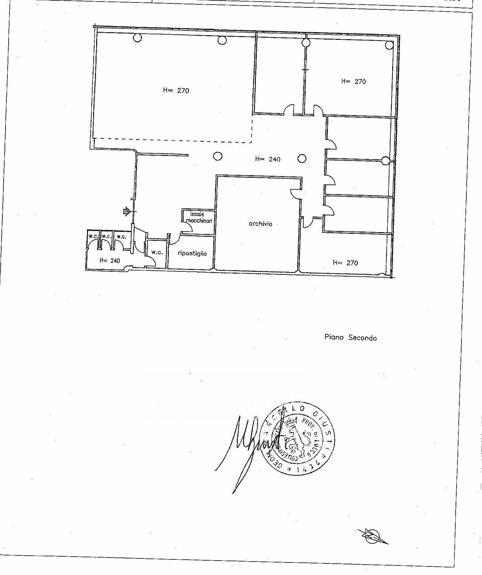 Foto 19 - Ufficio parco burlamacca, Viareggio - planimetria 1