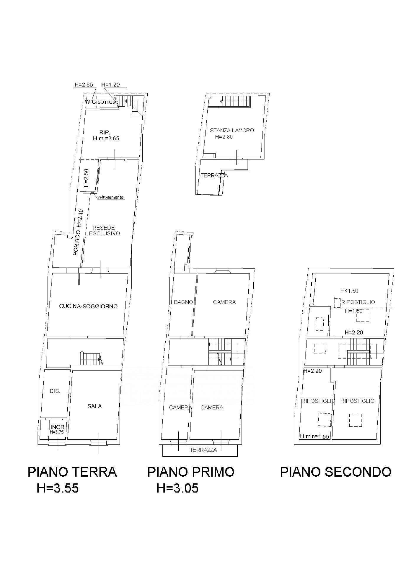 Foto 13 - Independent house via machiavelli, Viareggio - floor plans 1