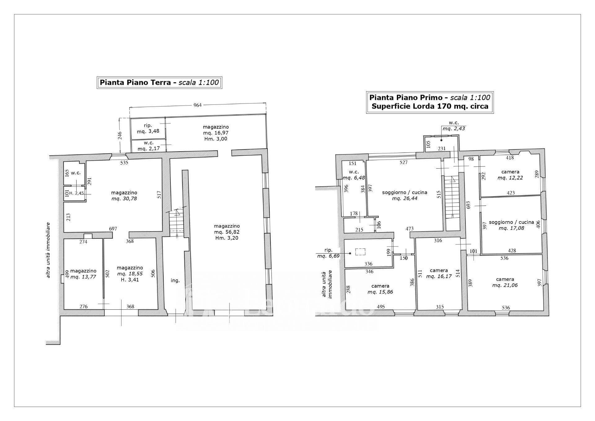Foto 11 - Casa indipendente Monsagrati, Pescaglia - planimetria 1