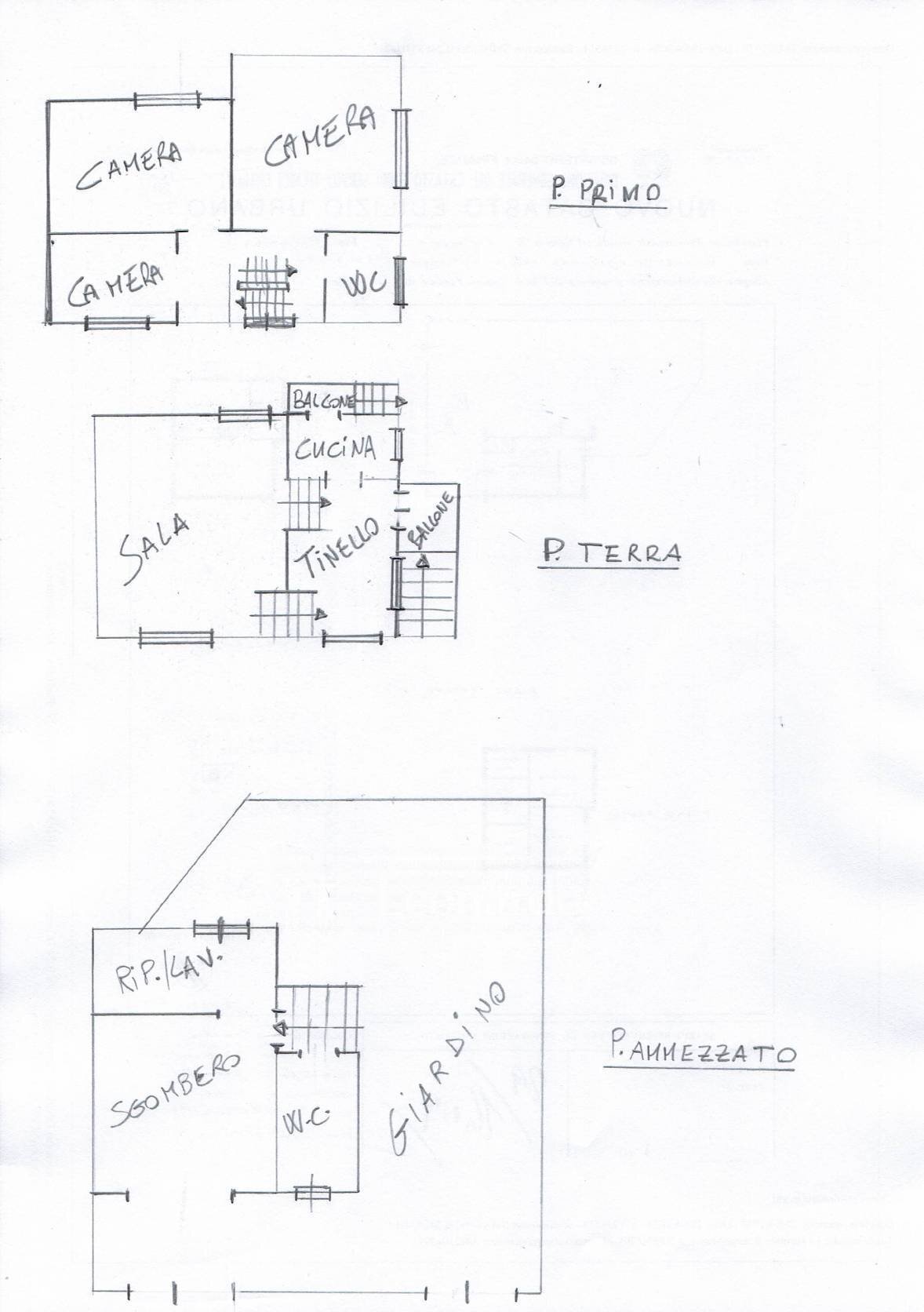 Foto 18 - Casa semi indipendente via Baracca, Viareggio - planimetria 1