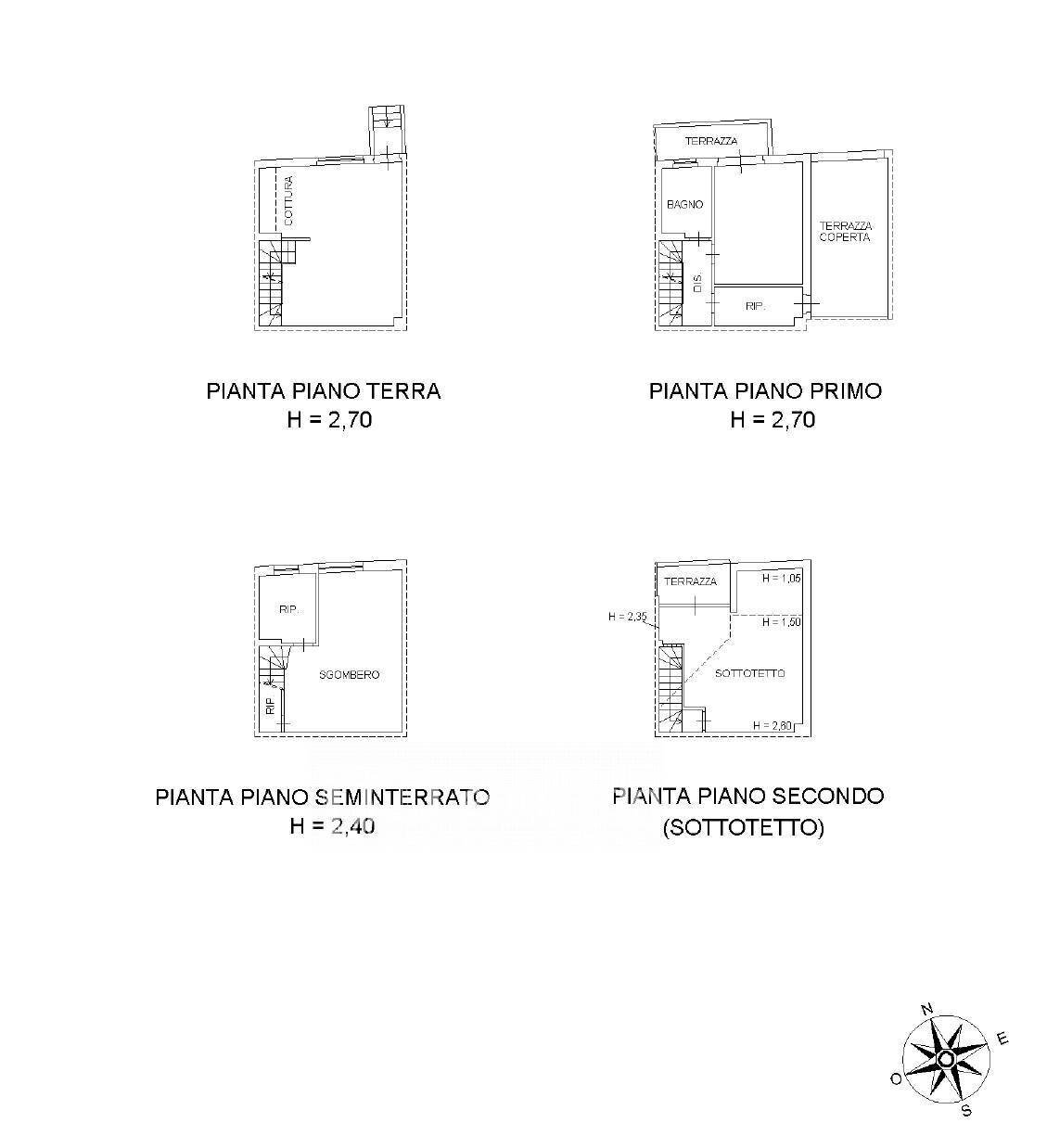 Foto 20 - Quadrilocale Via Pietra a Padule, Massarosa - planimetria 1