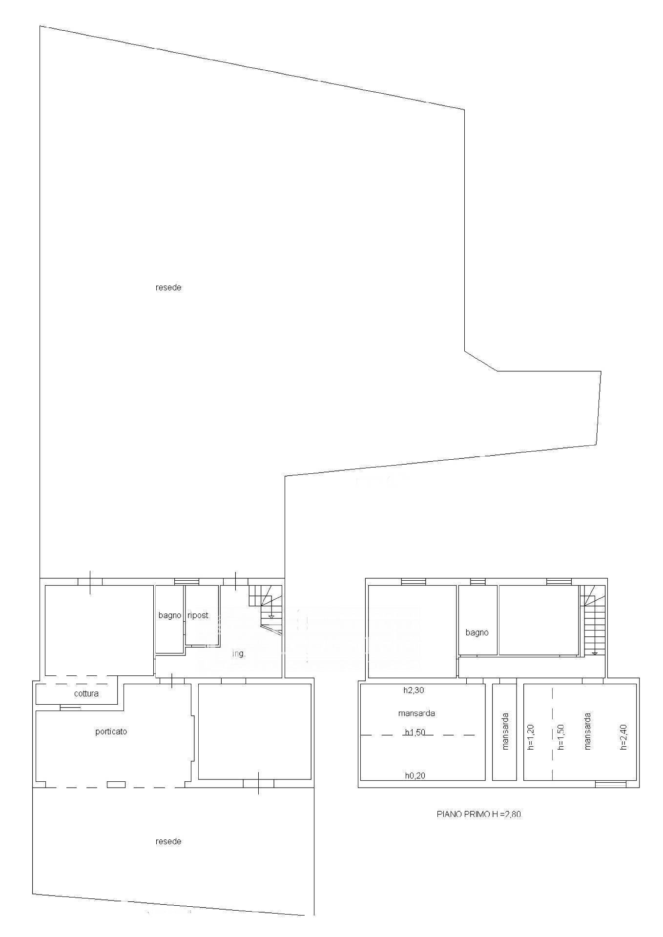 Foto 49 - Independent house Via Ritomboli, Massarosa - floor plans 1