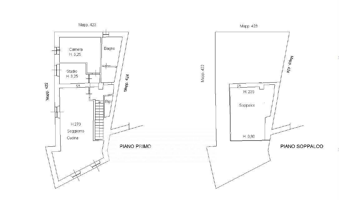Foto 30 - Quadrilocale Via Vittorio Veneto, Seravezza - planimetria 1