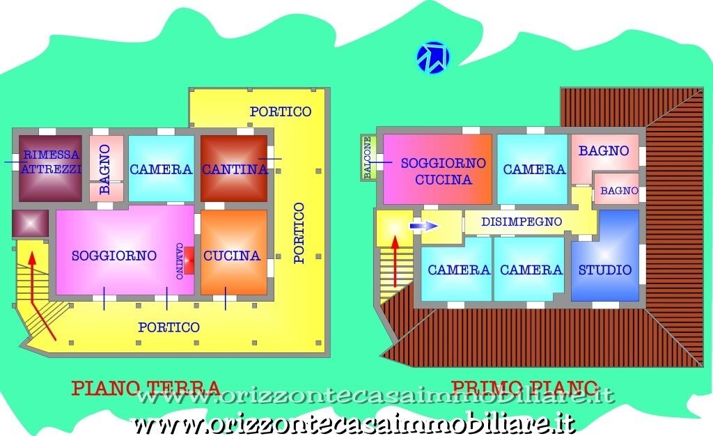 Foto 50 - Villa Appignano del Tronto - floor plans 1