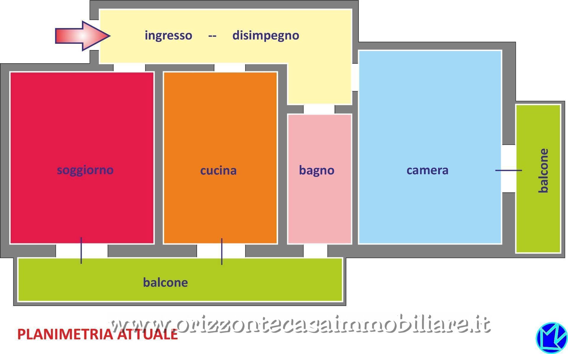 Foto 18 - Quadrilocale Ascoli Piceno - planimetria 1