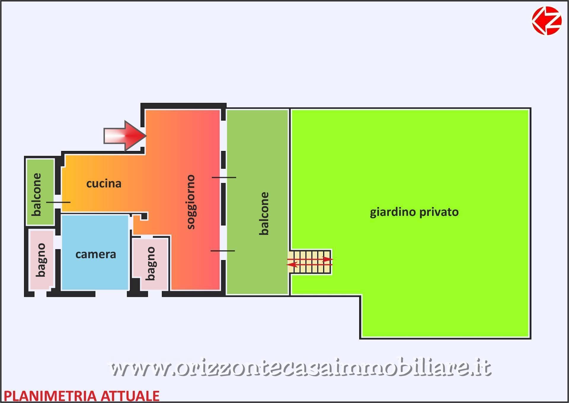 Foto 26 - Four-room apartment Folignano - floor plans 1