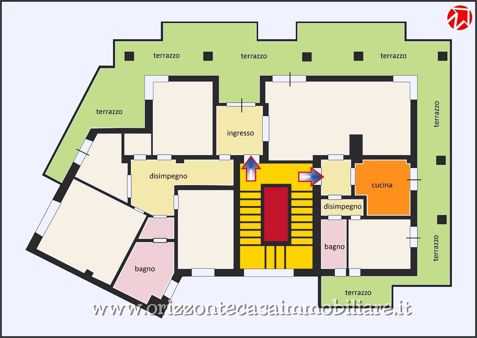 Foto 37 - Attico Ascoli Piceno - planimetria 1