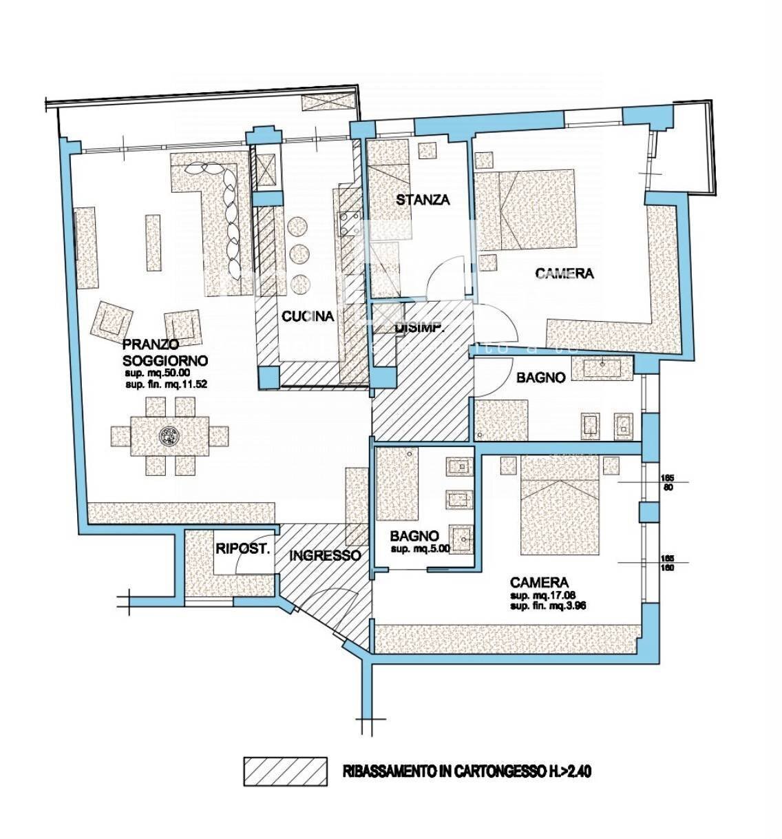 Foto 32 - Appartamento via Gera
 
4, Conegliano - planimetria 1