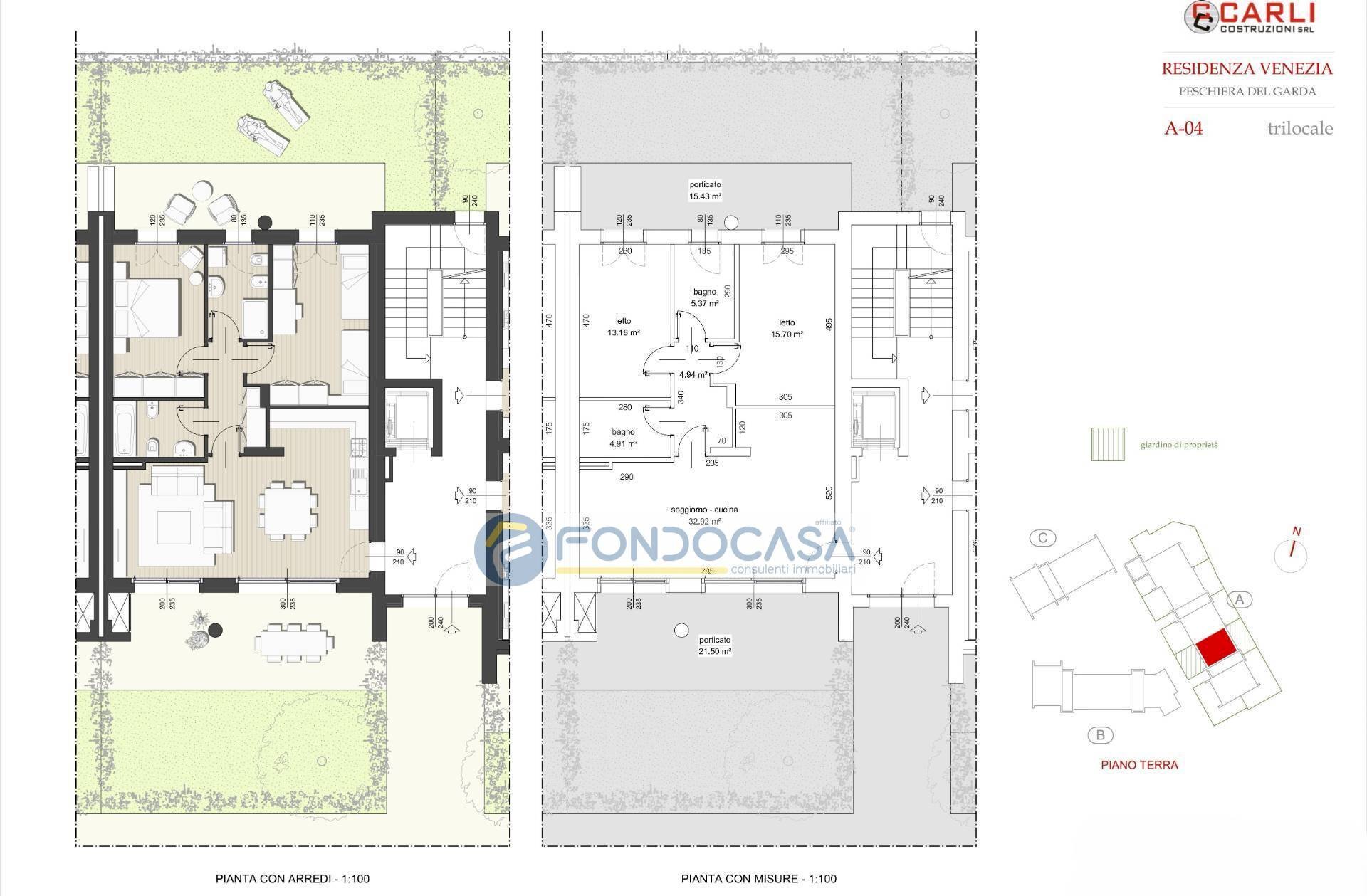 Foto 2 - Three-room apartment viale venezia, Peschiera del Garda - floor plans 1