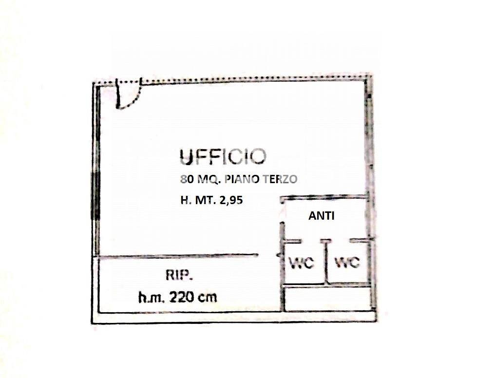 planimetria - Office via Leonardo da Vinci, Mogliano Veneto - floor plans 1