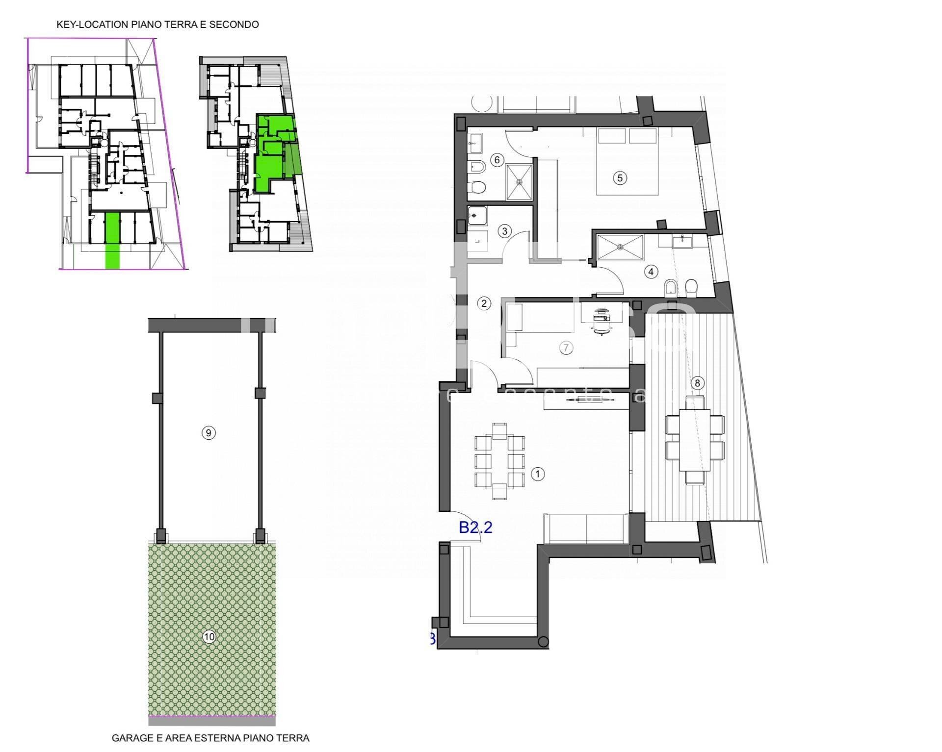 Foto 13 - Attico Via zermanese, Treviso - planimetria 1