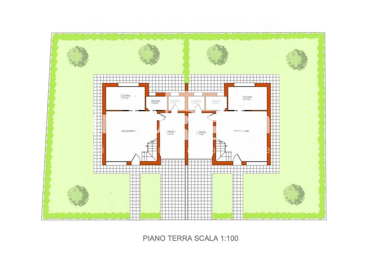 Foto 4 - Casa semi indipendente via dello scoutismo
 
50, Mogliano Veneto - planimetria 1