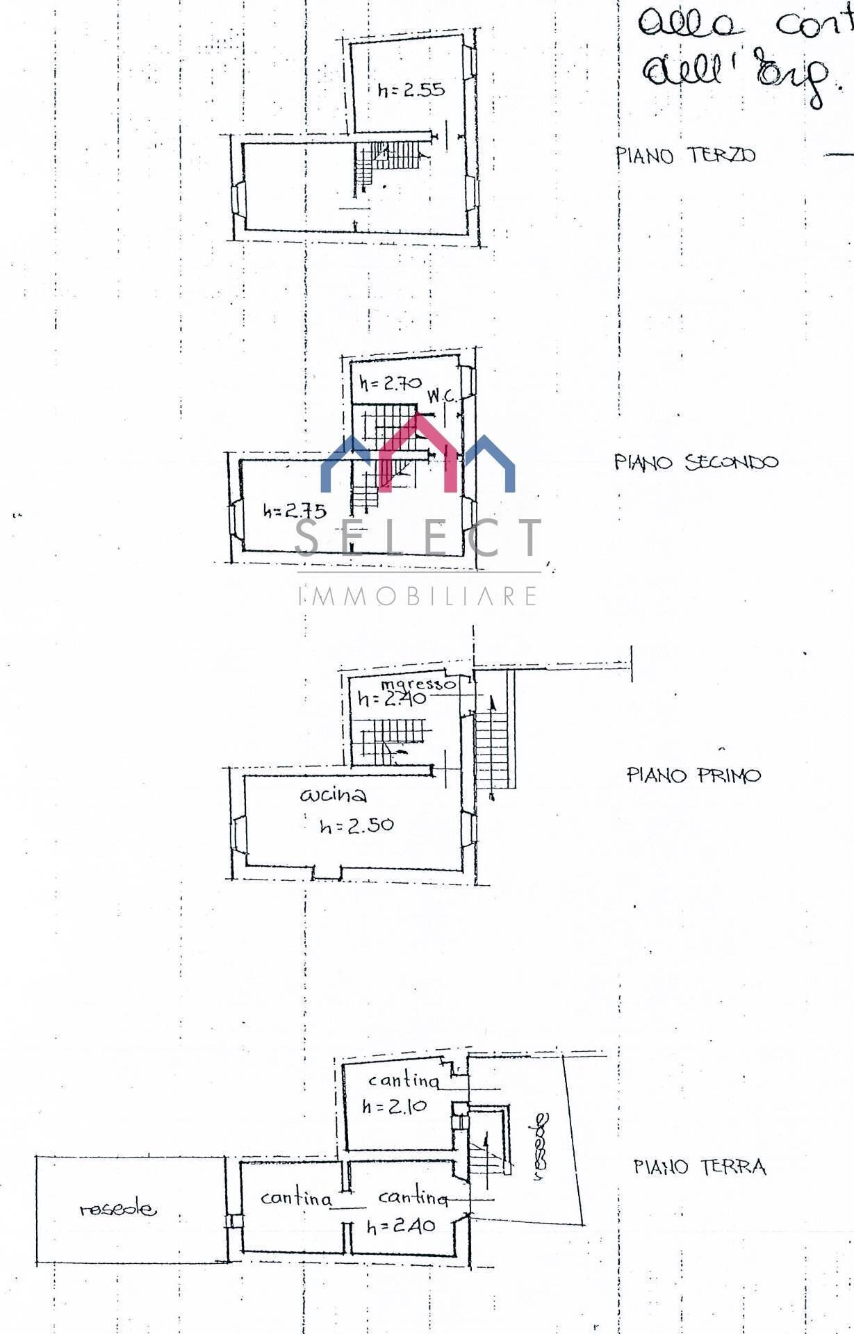 Foto 46 - Casa semi indipendente Bagni di Lucca - planimetria 1