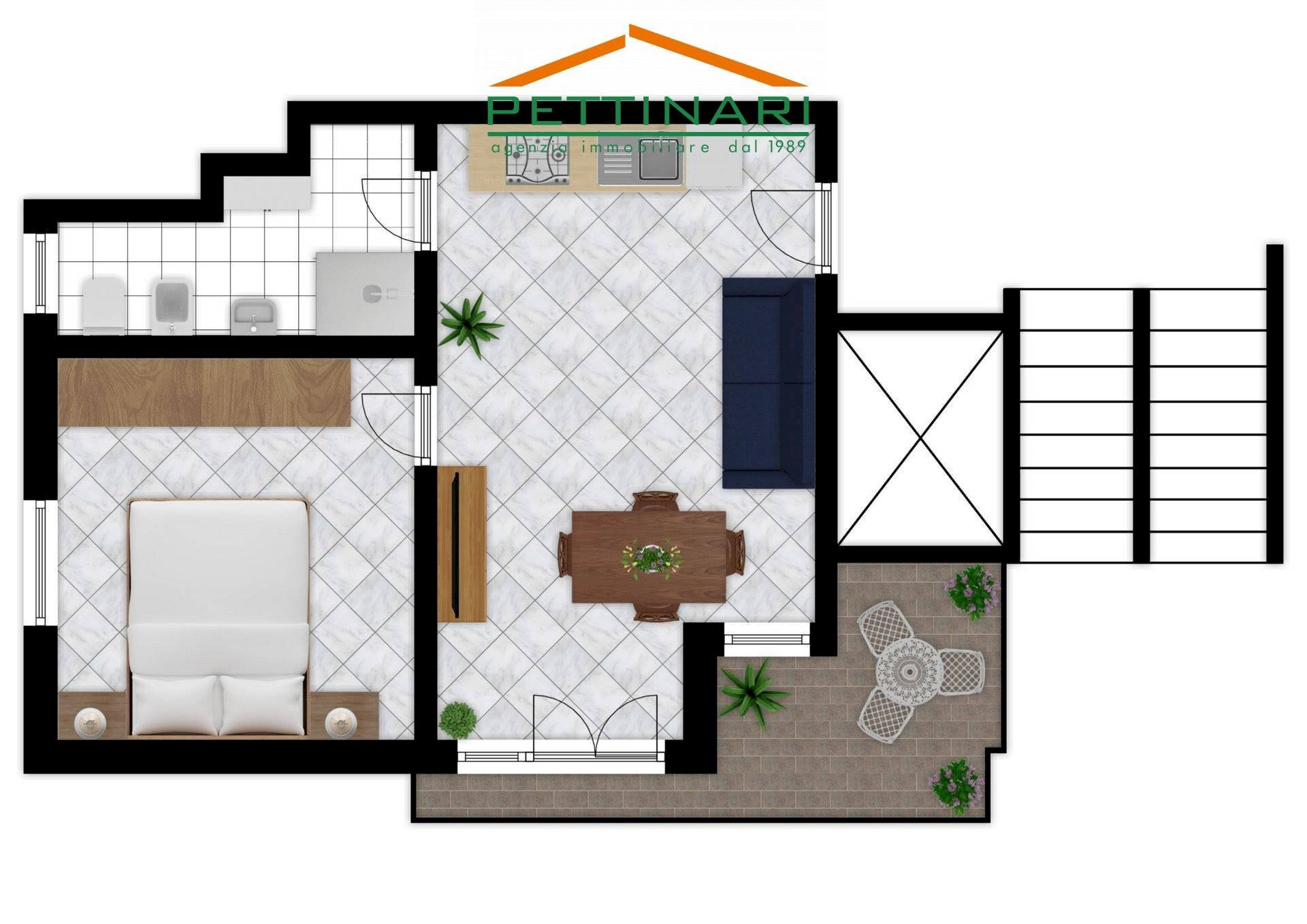 Foto 4 - Two-room apartment via Bocci, Porto Recanati - floor plans 1