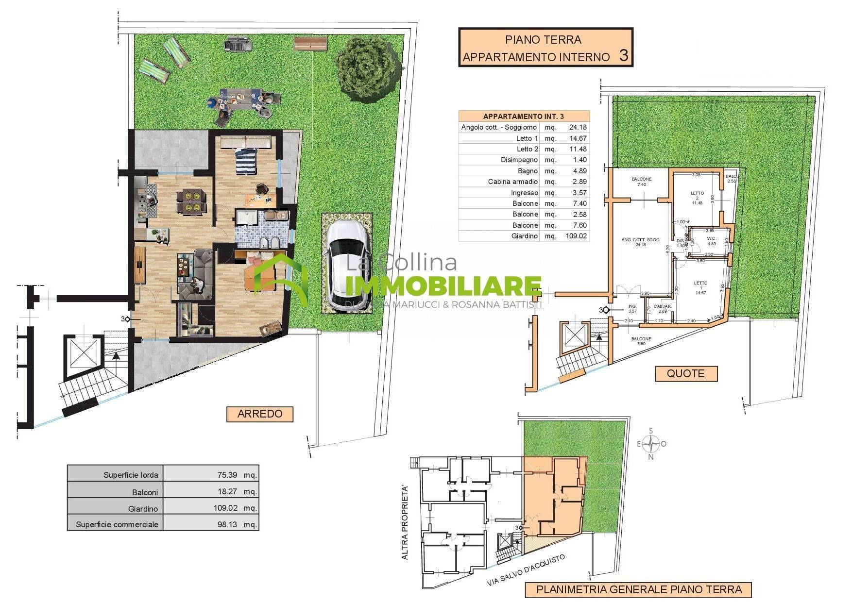 Foto 3 - Apartment via Salvo d'Aquisto, Velletri - floor plans 1