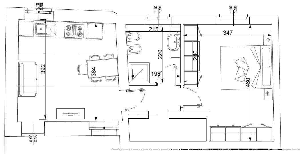 Foto 22 - Two-room apartment via Umberto I
 
31, Bra - floor plans 1