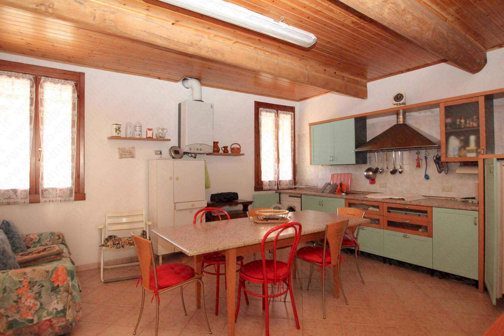cucina/pranzo - Casa semi indipendente via Mazzini, Bergantino - foto 3