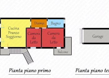 planimetria - Trilocale via Livia Bianchi, Melara - foto 10