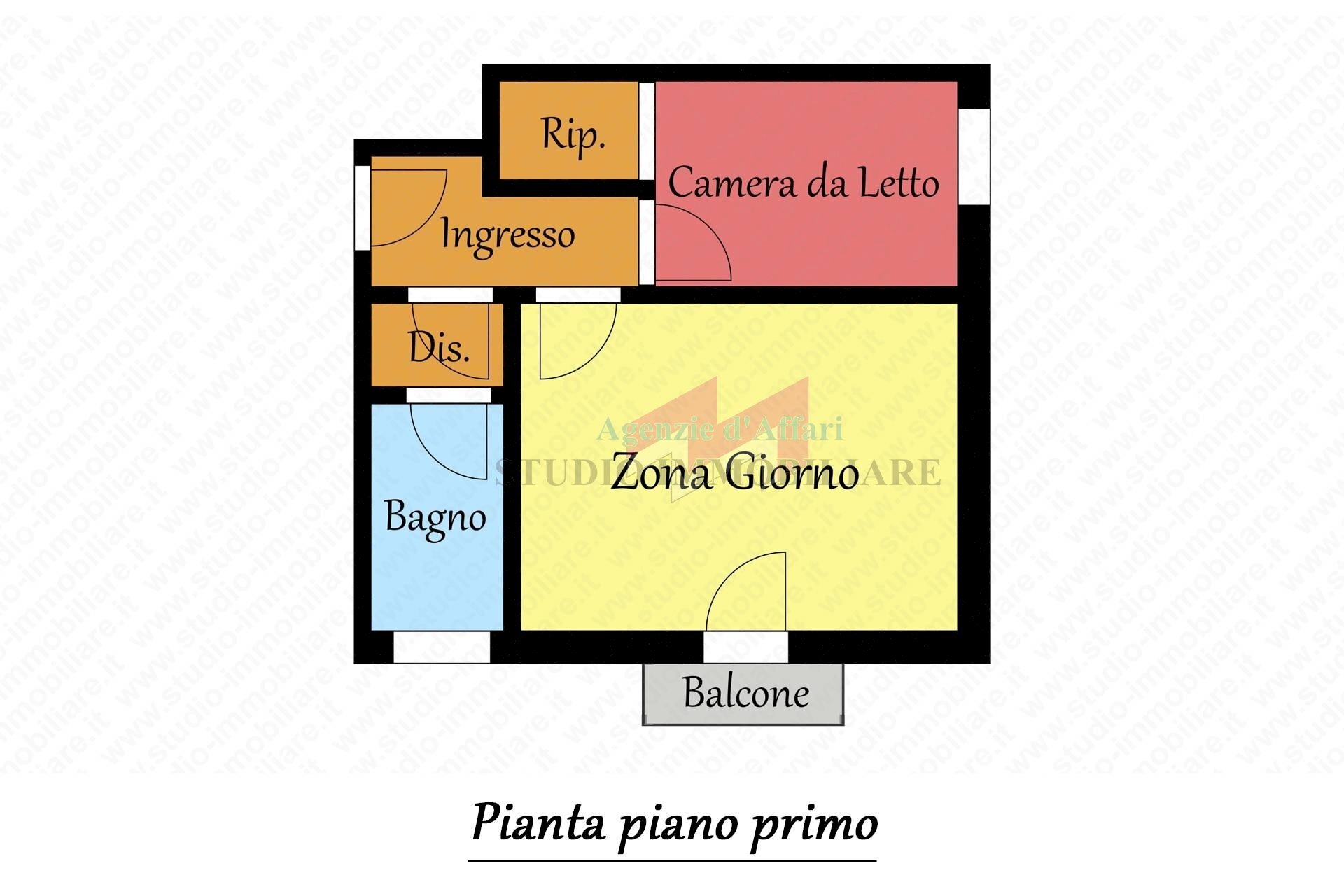 Foto 9 - Bilocale Via Mazzini
 
96, Bergantino - planimetria 1