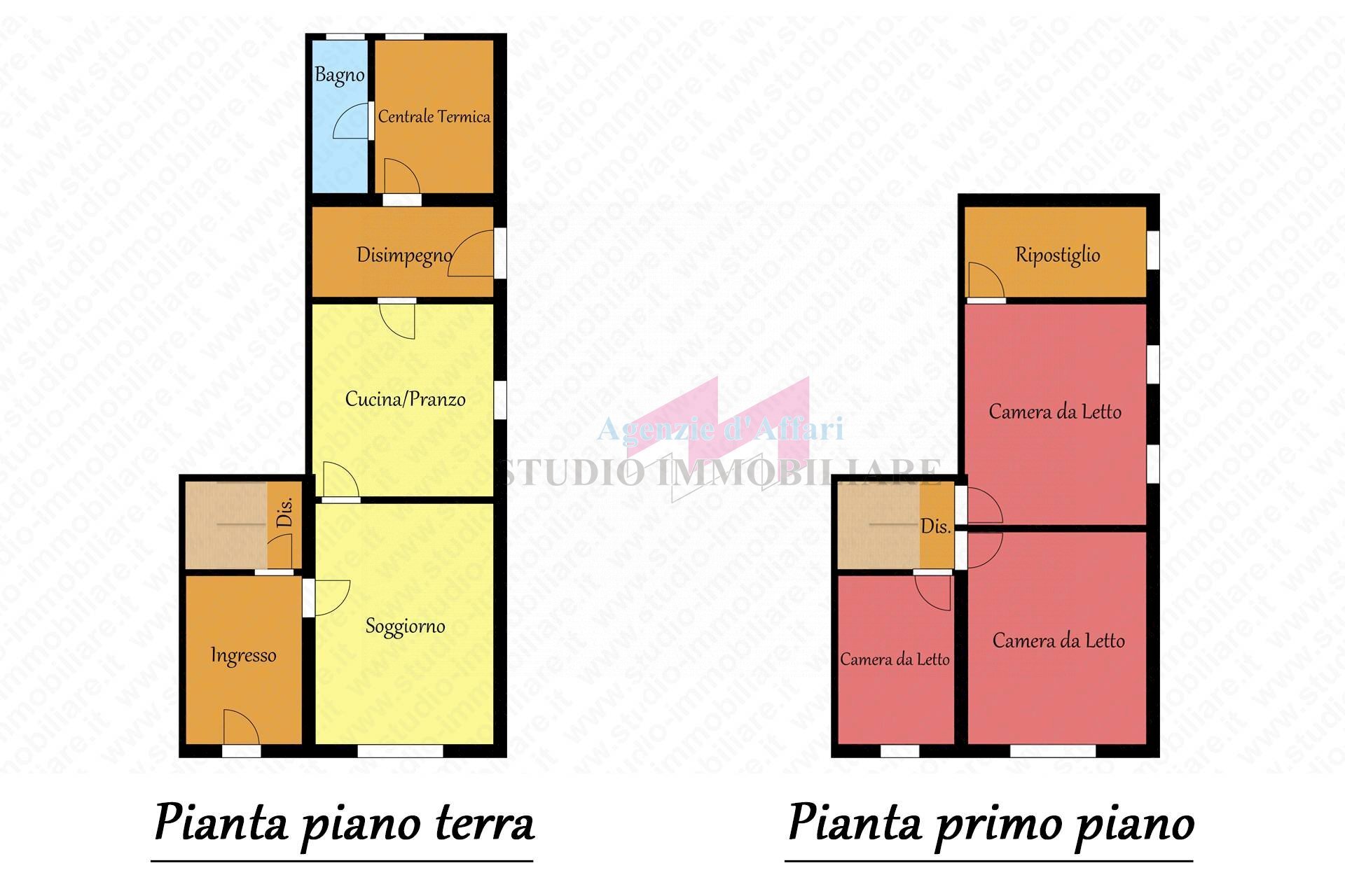 Foto 9 - Semi-detached house via Felice Cavallotti
 
423, Bergantino - floor plans 1