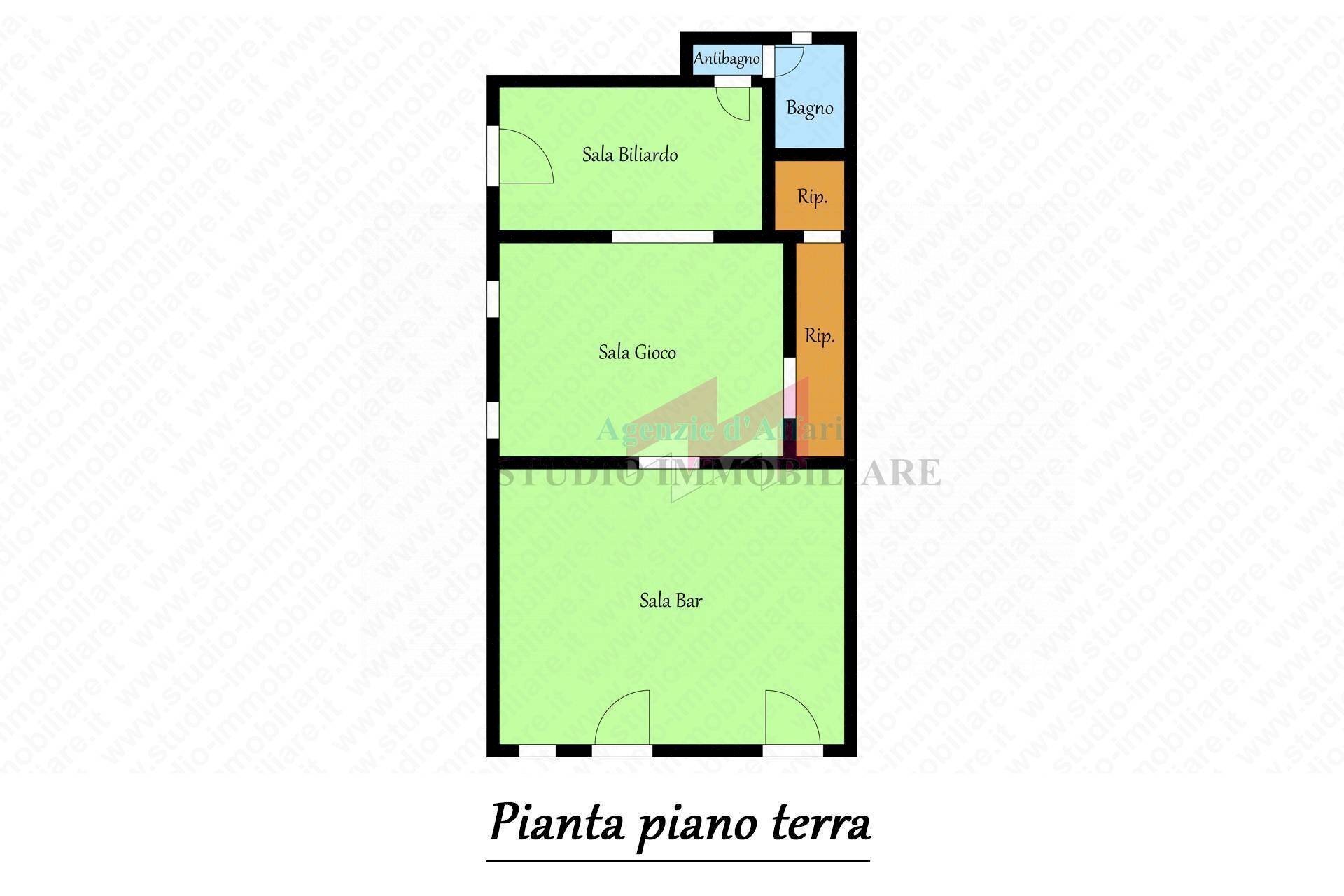 Foto 6 - Locale Commerciale Via Vittorio Emanuele
 
102, Bergantino - planimetria 1