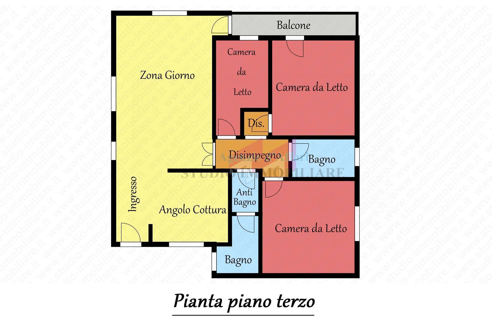 Foto 18 - Quadrilocale via Roma
 
68, Bergantino - planimetria 1