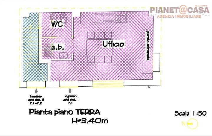 Foto 5 - One-room apartment Via Pola, Grottammare - floor plans 1