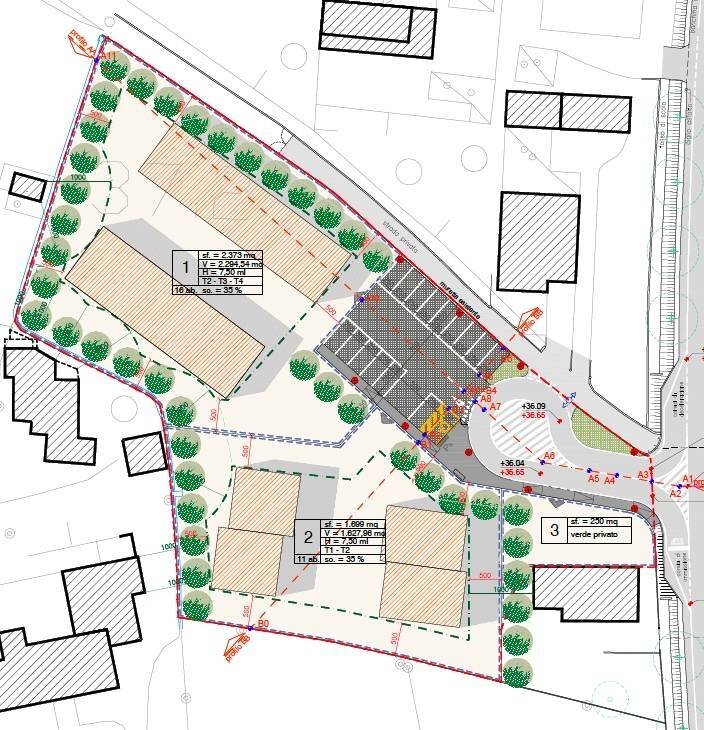 Foto 13 - Terreno edificabile Via Roma, Villorba - planimetria 1