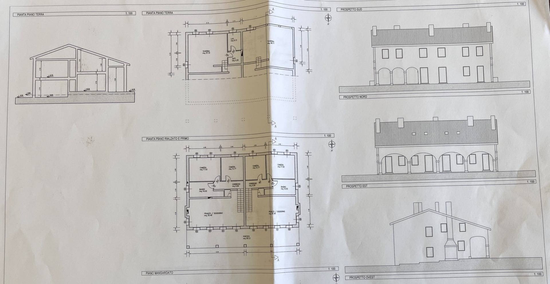 Foto 37 - Casa semi indipendente Via Ca Polverin, Casale sul Sile - planimetria 1