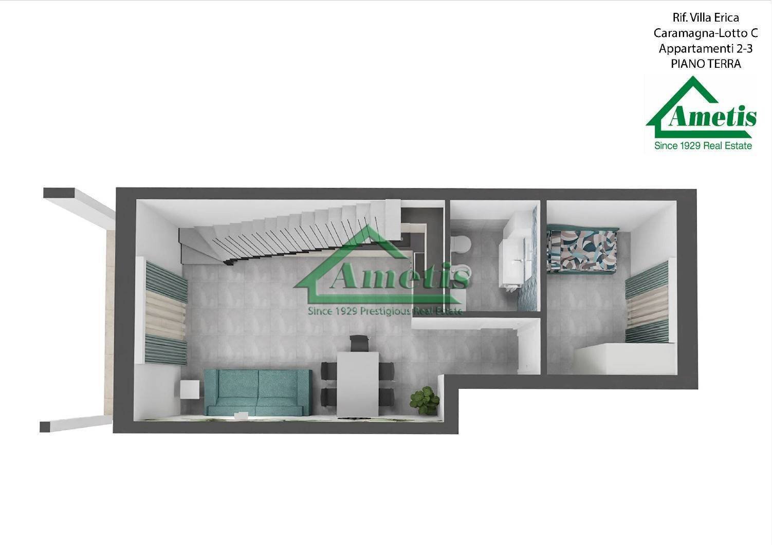 Foto 11 - Quadrilocale Via Caramagna
 
170, Imperia - planimetria 1