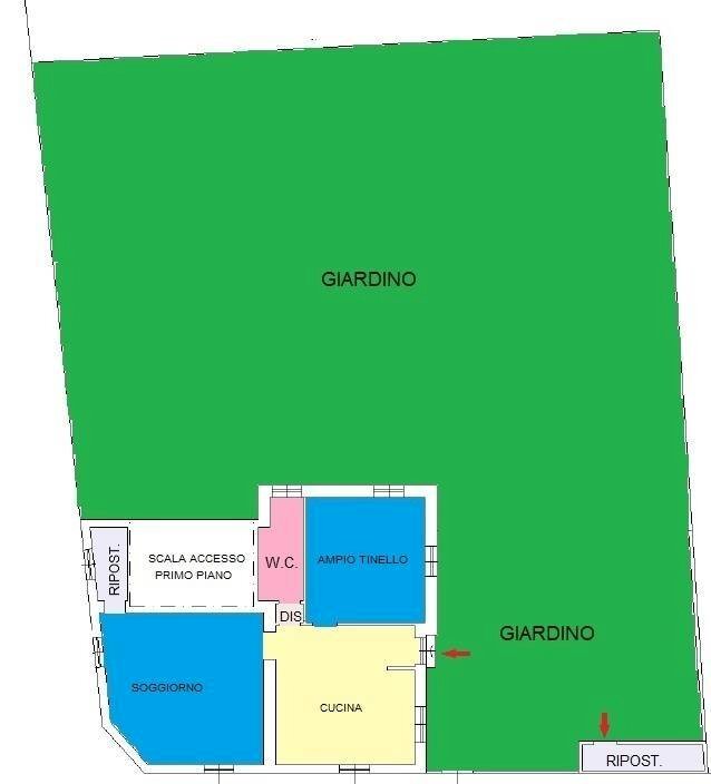 Foto 31 - Villa Via Augusto Righi
 
2, Legnano - planimetria 1