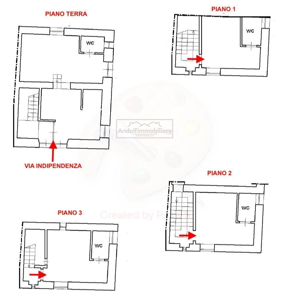 Foto 9 - Quadrilocale Via Indipendenza
 
352, Gaeta - planimetria 1