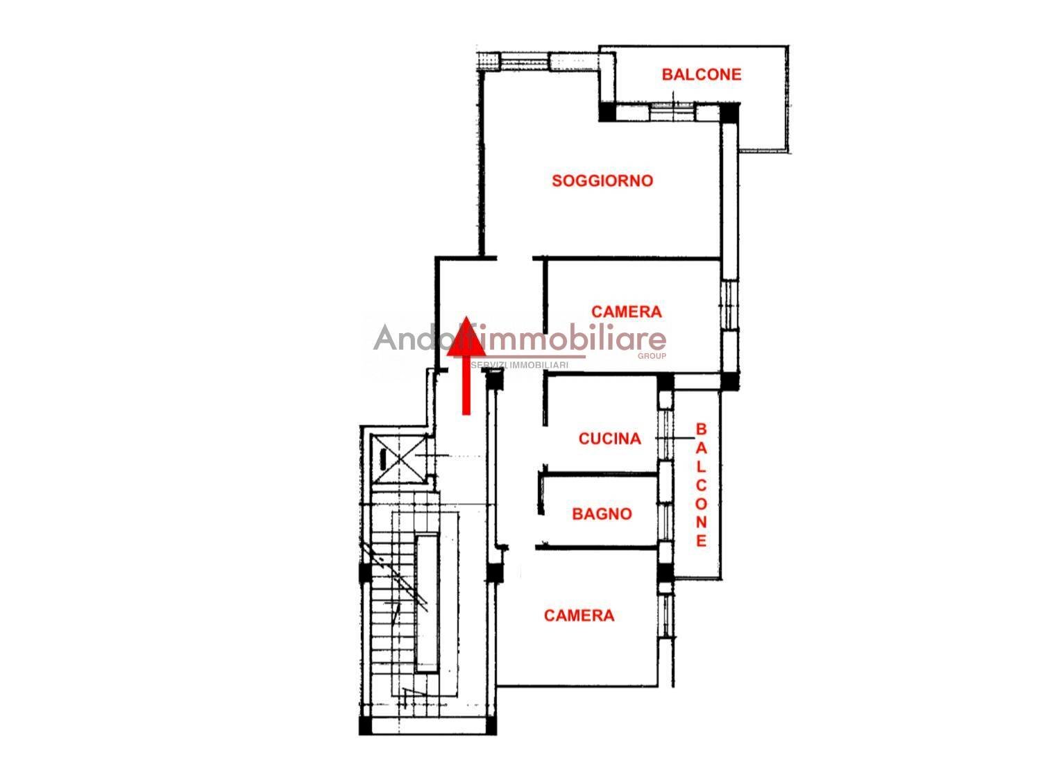 Foto 15 - Trilocale Via Padre Martino, Formia - planimetria 1