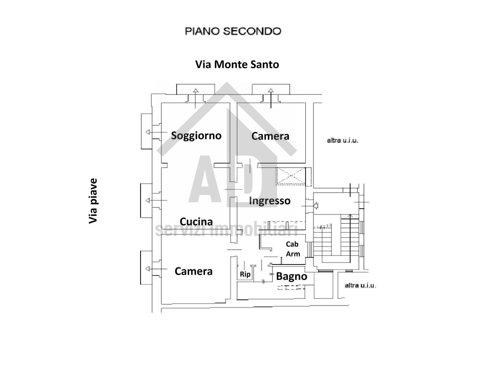 Foto 33 - Trilocale VIA MONTE SANTO
 
36, Cosenza - planimetria 1