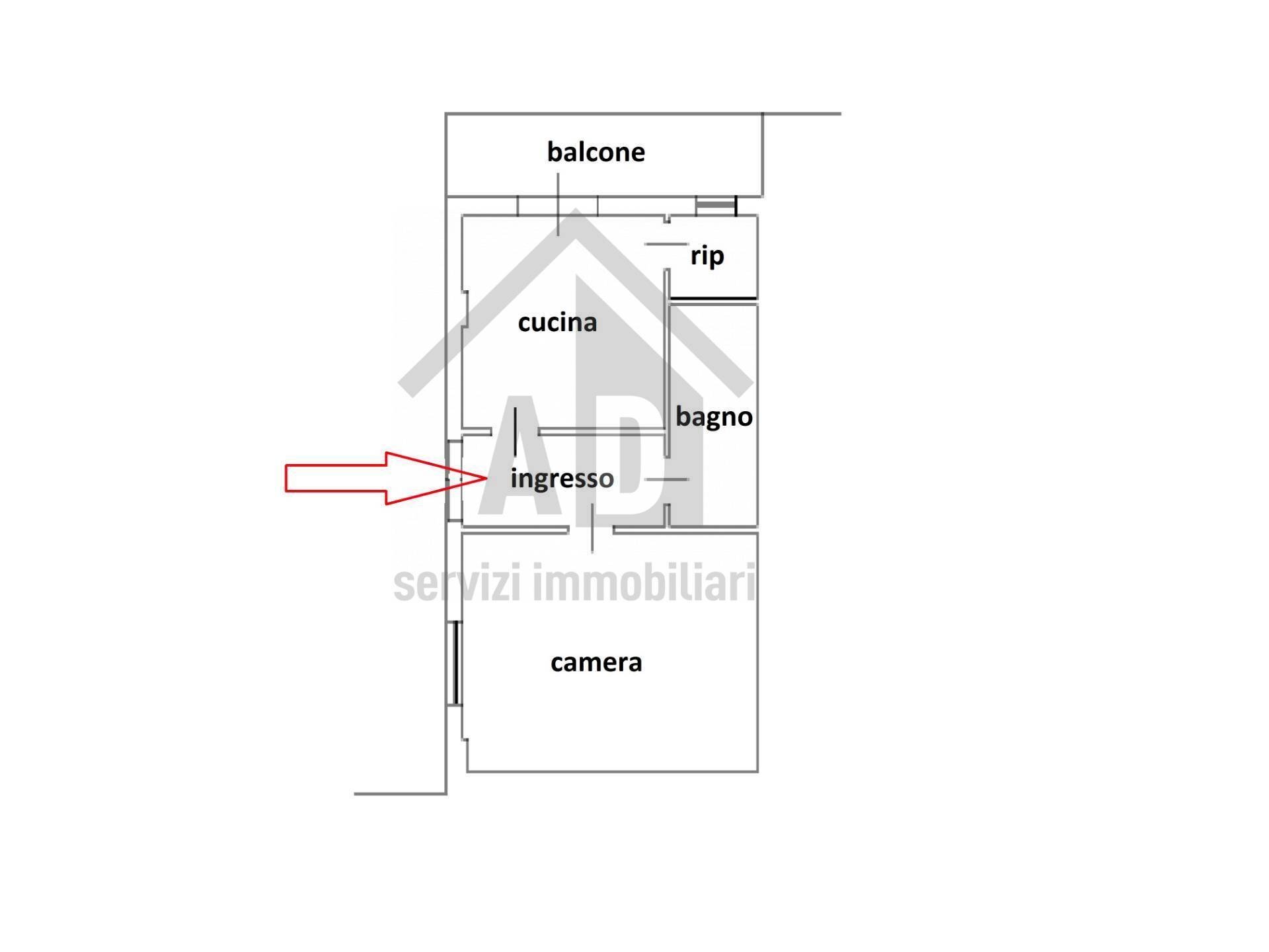 Foto 39 - Bilocale VIALE PAOLO BORSELLINO, Cosenza - planimetria 1