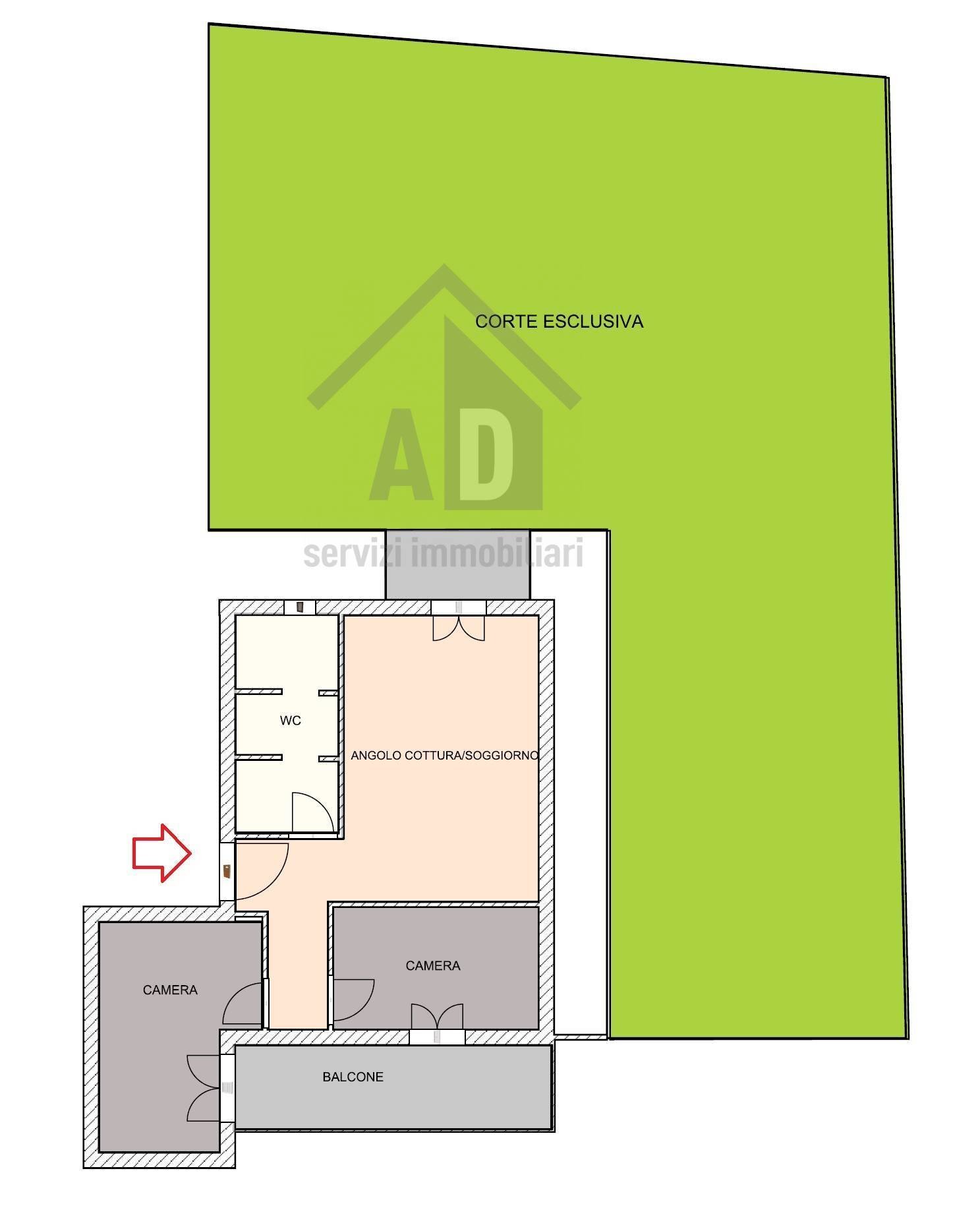 Foto 38 - Trilocale via Pozzillo
 
2, Dipignano - planimetria 1
