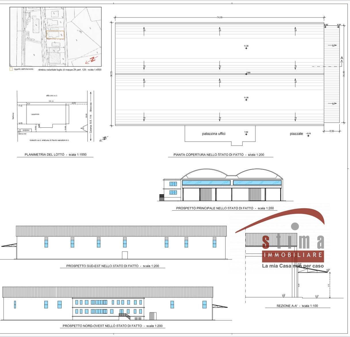 Foto 3 - Capannone strada statale 114, Siracusa - planimetria 1