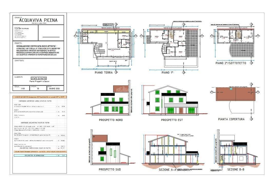 Foto 16 - Villa Acquaviva, Acquaviva Picena - planimetria 1
