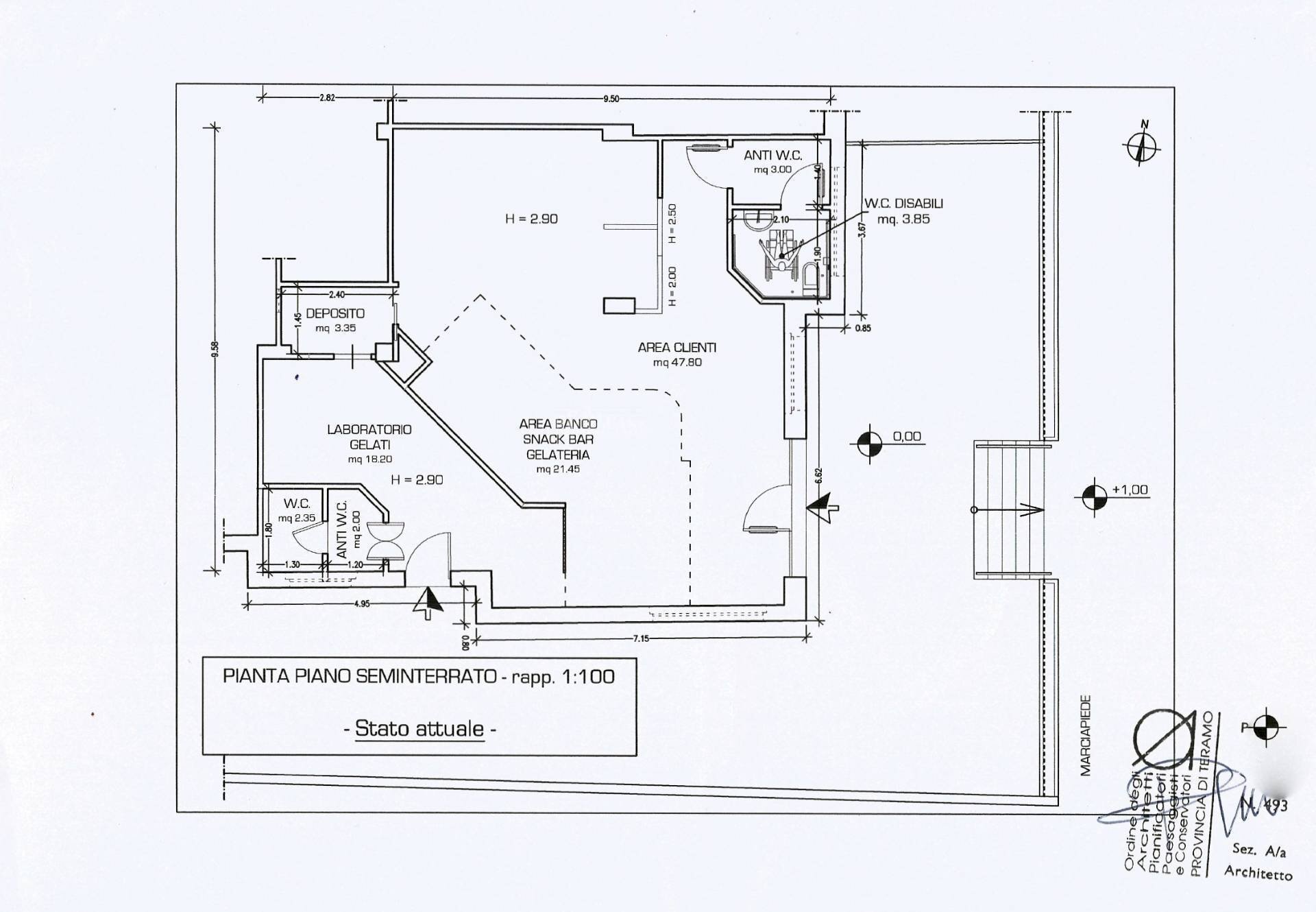 Foto 11 - Locale Commerciale LUNGOMARE EUROPA
 
62, Martinsicuro - planimetria 1
