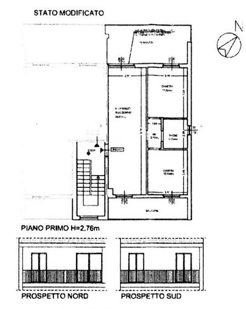 Foto 21 - Trilocale via Alberigo da Barbiano
 
4, San Benedetto del Tronto - planimetria 1