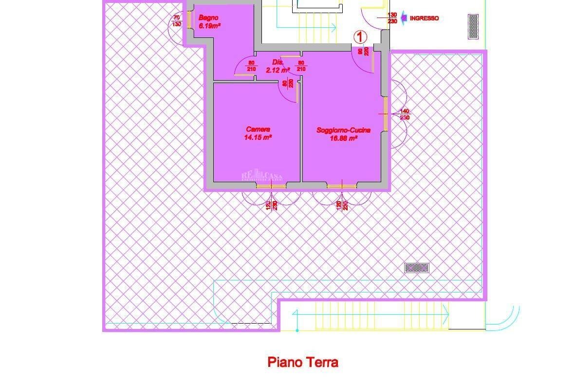 Foto 13 - Bilocale via miramare, Monteprandone - planimetria 1