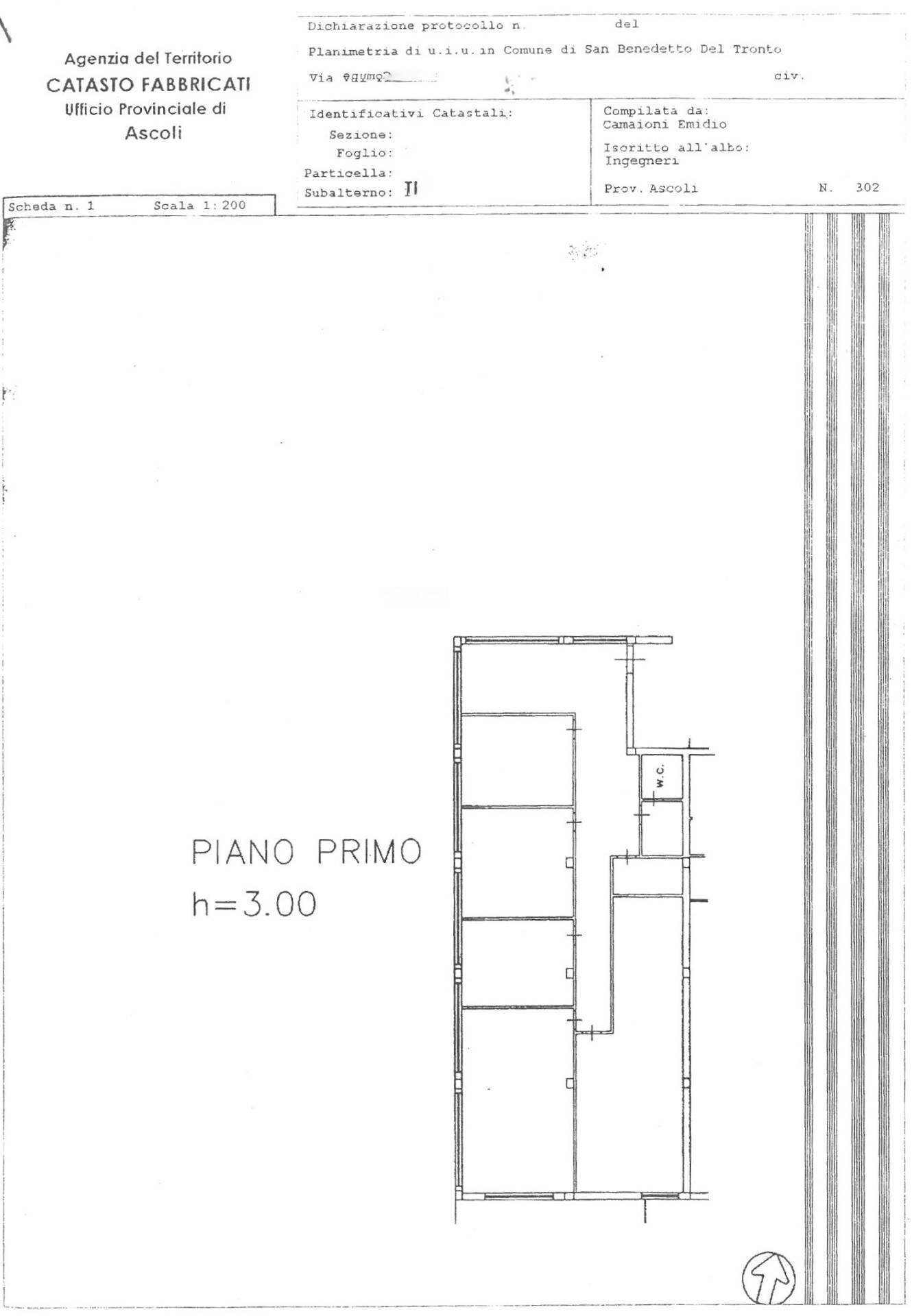 Foto 9 - Locale Commerciale via val badia, San Benedetto del Tronto - planimetria 1