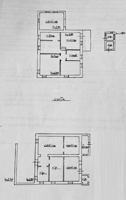 Foto 33 - Rustic contrada san pietro
 
42, Massignano - floor plans 1