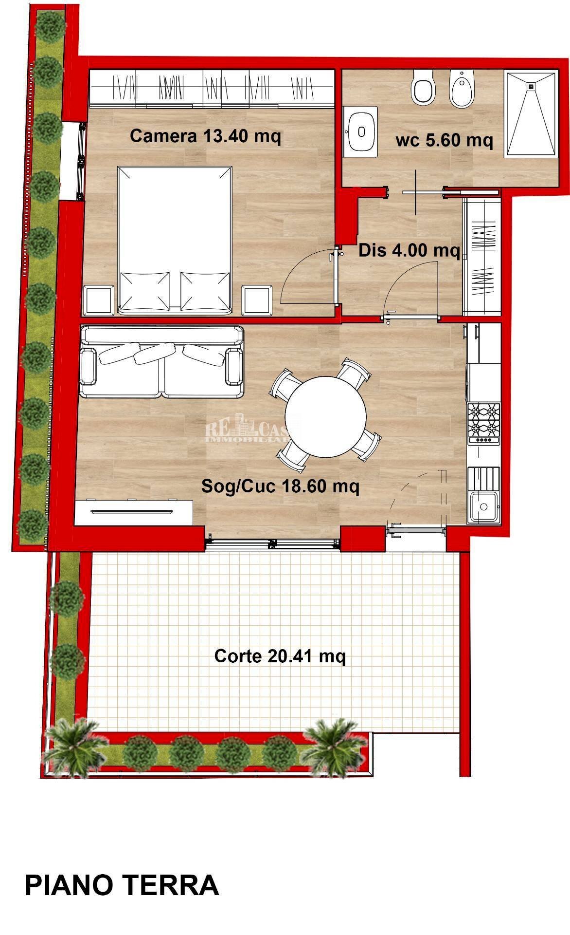 Foto 2 - Two-room apartment Via Guglielmo Marconi
 
24, San Benedetto del Tronto - floor plans 1