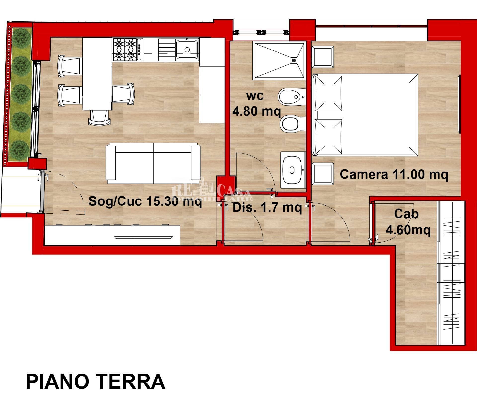 Foto 3 - Two-room apartment Via Guglielmo Marconi
 
24, San Benedetto del Tronto - floor plans 1