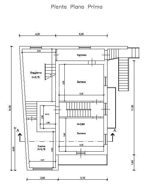 Foto 61 - Casa indipendente via fonte ottone
 
5, Colonnella - planimetria 1